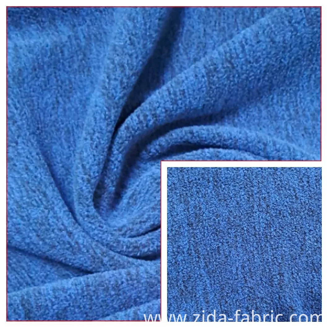 100% Polyester Polar Fleece Fabric with Cation